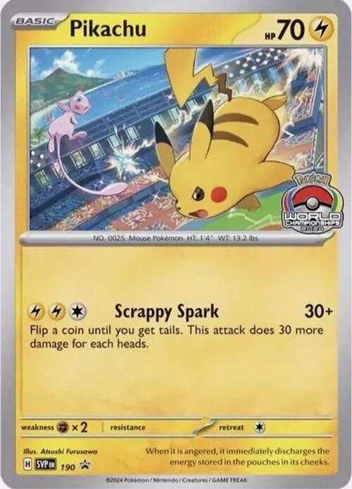 Pikachu (190) [Scarlet & Violet: Black Star Promos] | Good Games Modbury