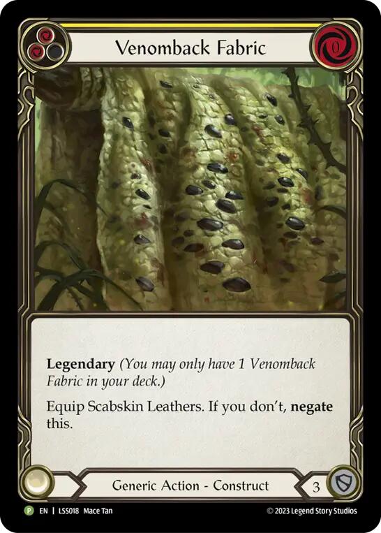 Venomback Fabric [LSS018] (Promo)  Cold Foil | Good Games Modbury