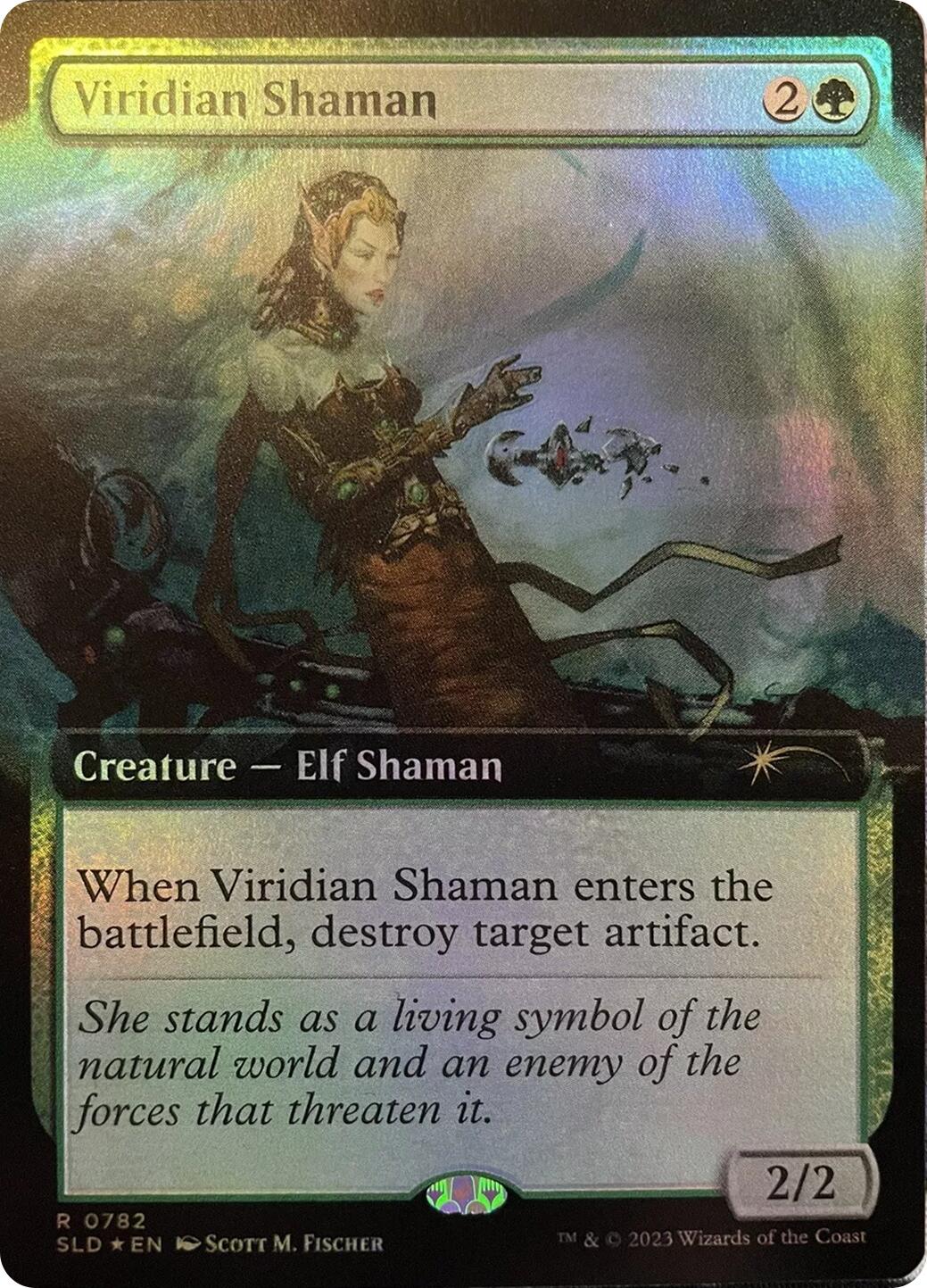 Viridian Shaman (Extended Art) [Secret Lair Drop Series] | Good Games Modbury