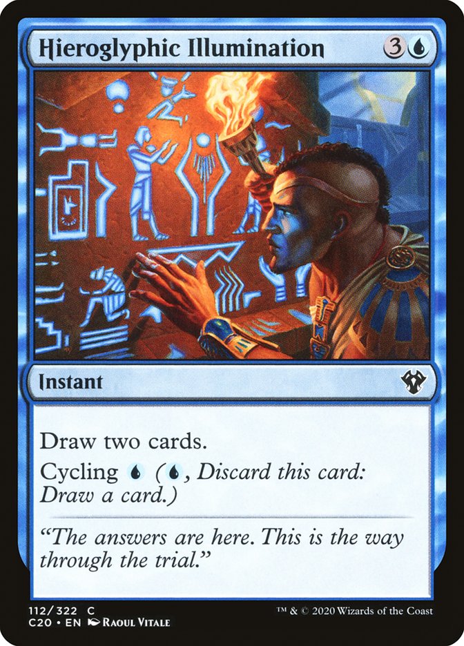 Hieroglyphic Illumination 112 (Commander 2020)  | Good Games Modbury