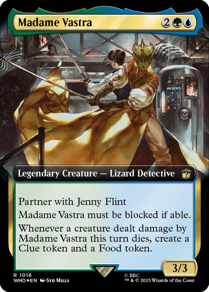 Madame Vastra 1016/331 (Universes Beyond: Doctor Who)  - Extended Art Surge Foil | Good Games Modbury