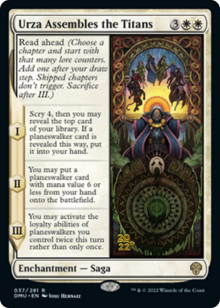 Urza Assembles the Titans 37s/161 (Prerelease Cards)  - Foil | Good Games Modbury