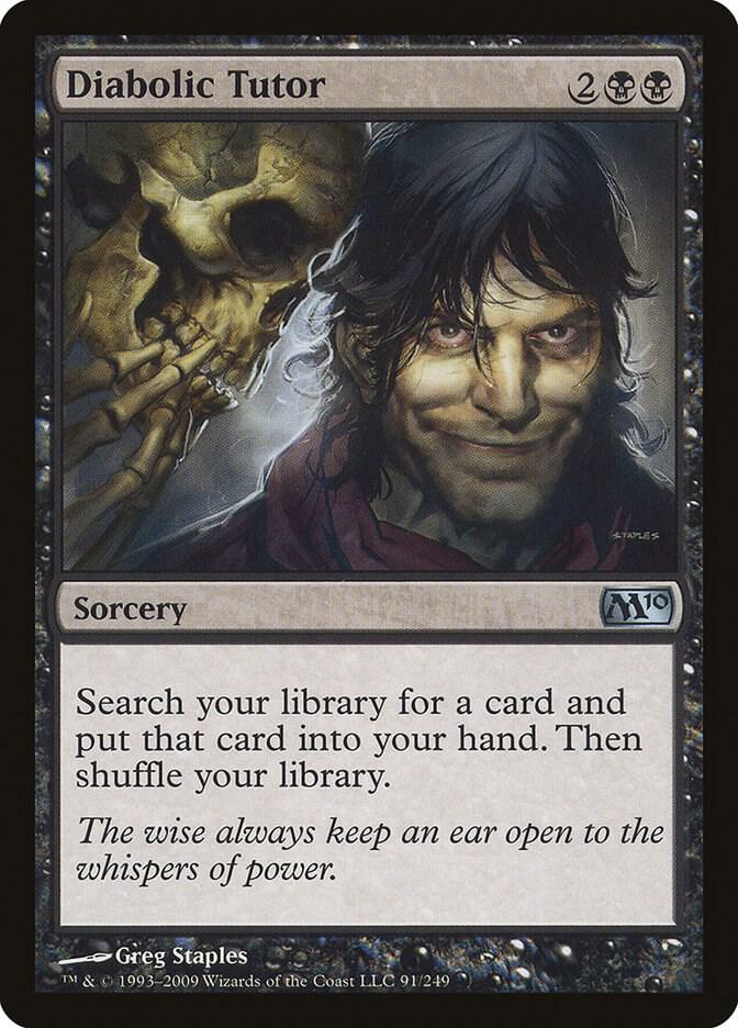 Diabolic Tutor 91/249 (Magic 2010 (M10))  - Foil | Good Games Modbury