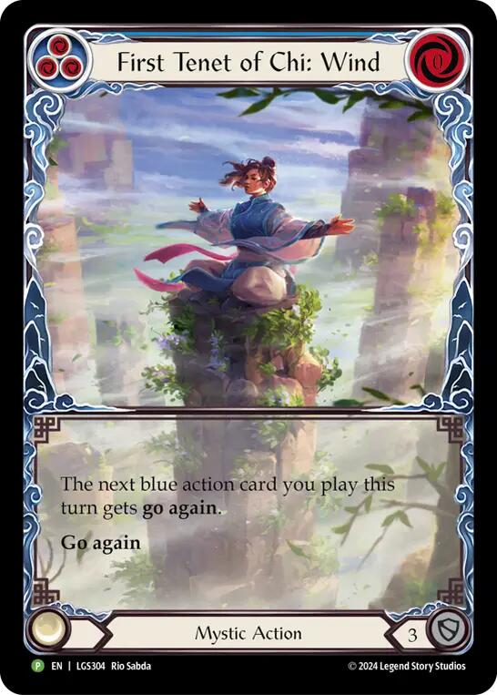 First Tenet of Chi: Wind [LGS304] (Promo)  Rainbow Foil | Good Games Modbury