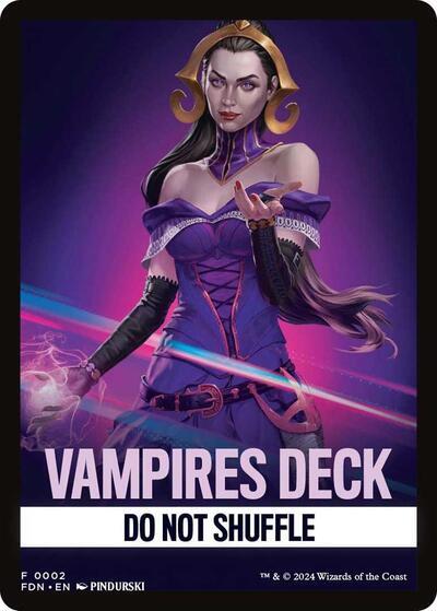 Vampires Deck Theme Card [Foundations] | Good Games Modbury