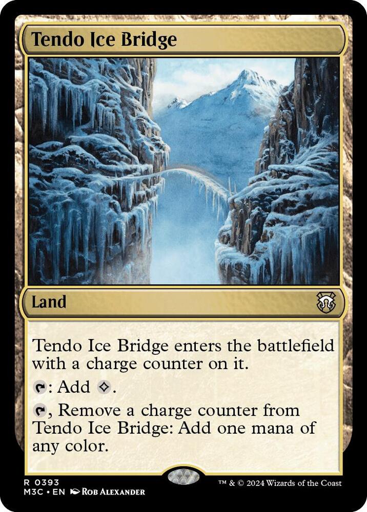 Tendo Ice Bridge 393/411 (Commander: Modern Horizons 3)  - Ripple Foil | Good Games Modbury