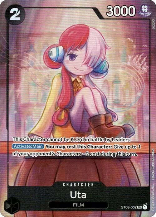 Uta (ST08-002) (Premium Card Collection -Uta-) [One Piece Promotion Cards] | Good Games Modbury