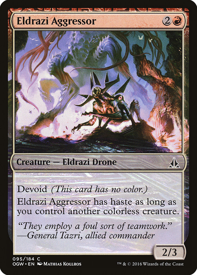Eldrazi Aggressor 95/184 (Oath of the Gatewatch)  | Good Games Modbury