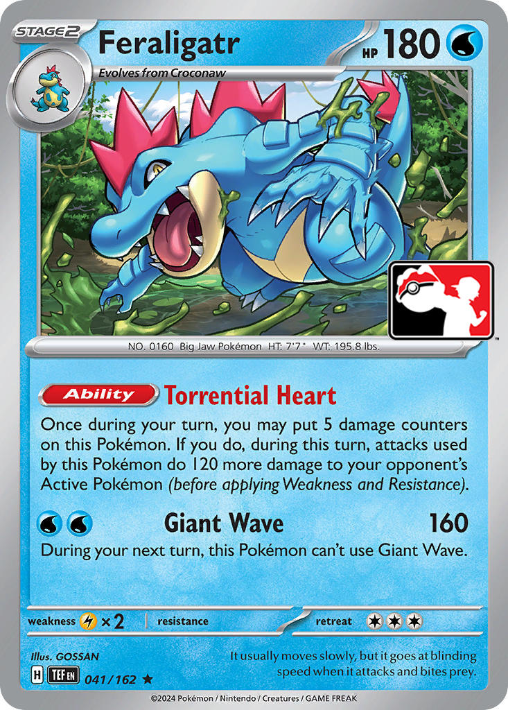 Feraligatr (041/162) [Prize Pack Series Five] | Good Games Modbury