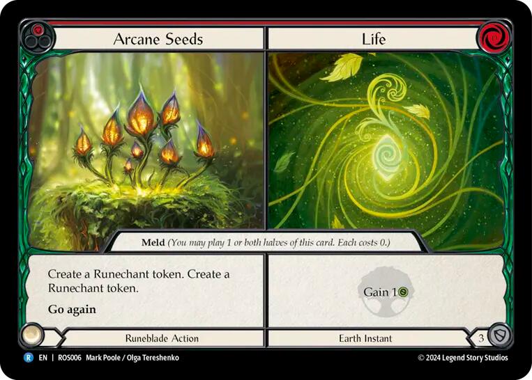 Arcane Seeds // Life [ROS006] (Rosetta)  Rainbow Foil | Good Games Modbury
