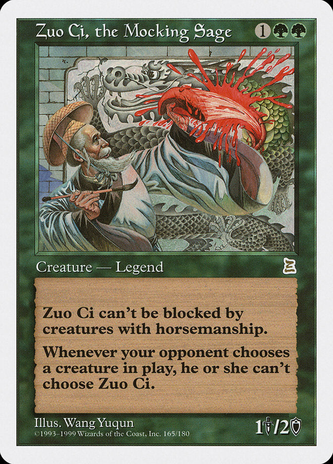 Zuo Ci, the Mocking Sage 165/180 (Portal Three Kingdoms)  | Good Games Modbury