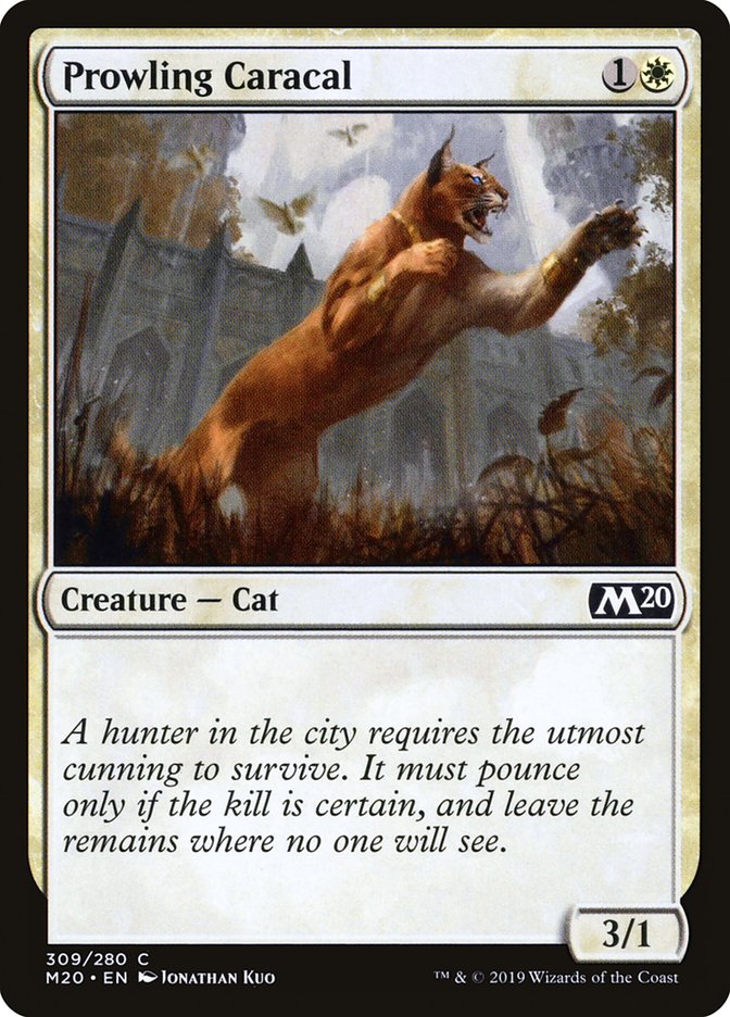Prowling Caracal [Core Set 2020] | Good Games Modbury