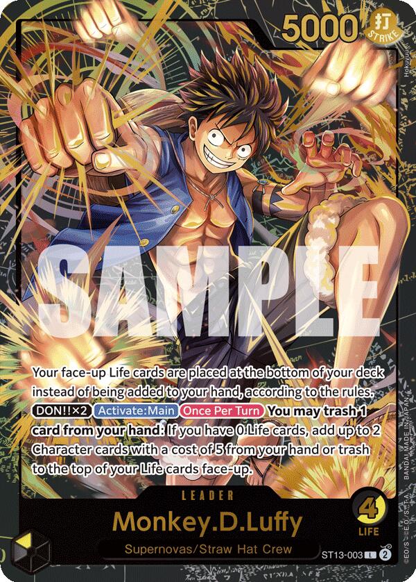 Monkey.D.Luffy (Premium Card Collection -Leader Collection-) [One Piece Promotion Cards] | Good Games Modbury