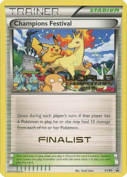 Champions Festival (XY91) (2015 Finalist) [XY: Black Star Promos] | Good Games Modbury