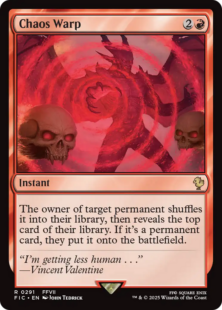 Chaos Warp [FINAL FANTASY Commander] | Good Games Modbury