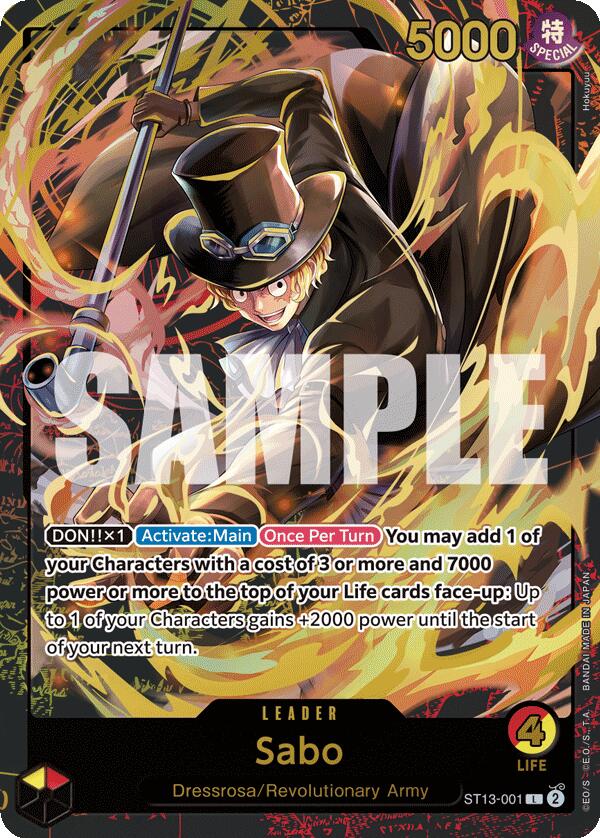 Sabo (Premium Card Collection -Leader Collection-) [One Piece Promotion Cards] | Good Games Modbury