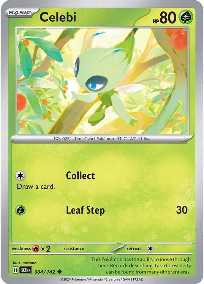 Celebi (004/142) [Scarlet & Violet: Stellar Crown] | Good Games Modbury