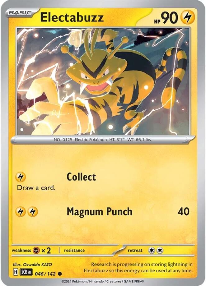 Electabuzz (046/142) [Scarlet & Violet: Stellar Crown] | Good Games Modbury