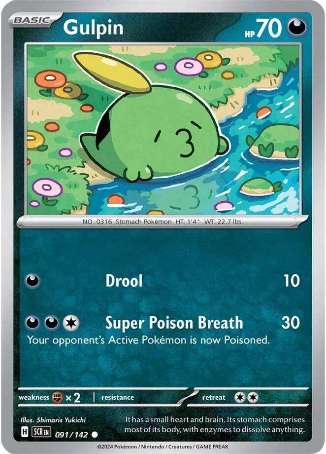 Gulpin (091/142) [Scarlet & Violet: Stellar Crown] | Good Games Modbury