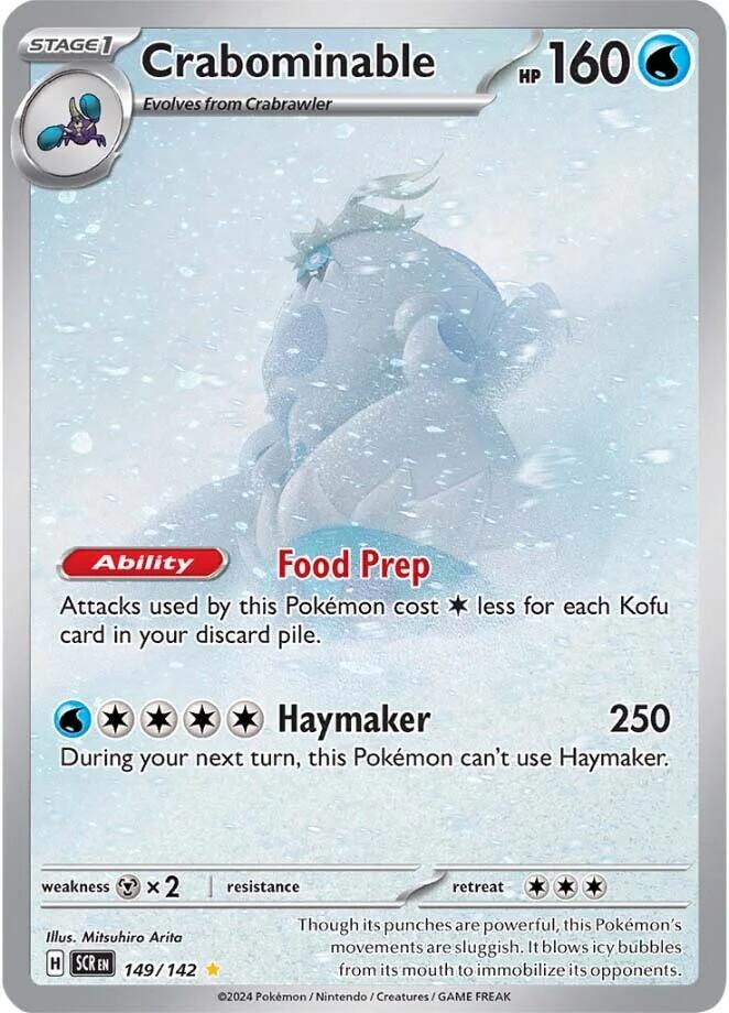 Crabominable (149/142) [Scarlet & Violet: Stellar Crown] | Good Games Modbury