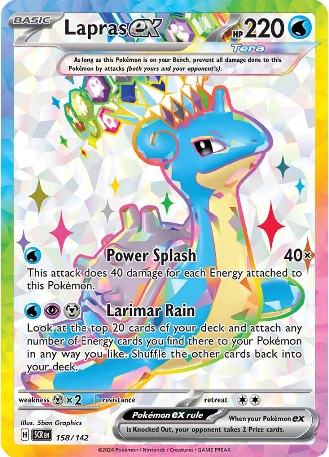 Lapras ex (158/142) [Scarlet & Violet: Stellar Crown] | Good Games Modbury
