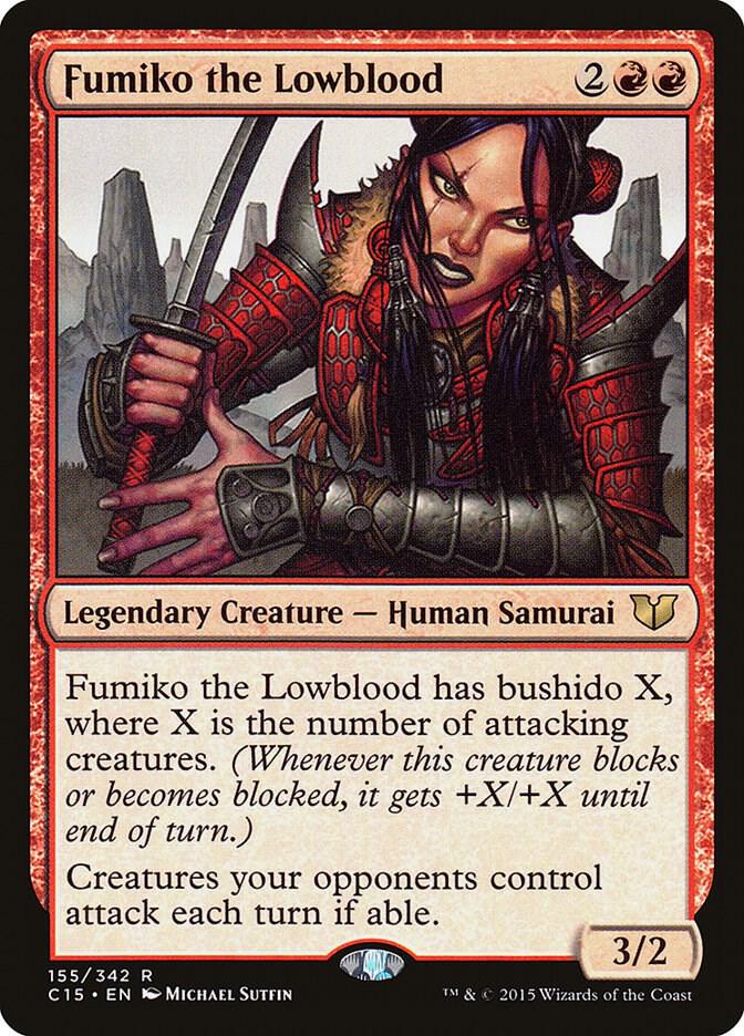 Fumiko the Lowblood 155/342 (Commander 2015)  | Good Games Modbury