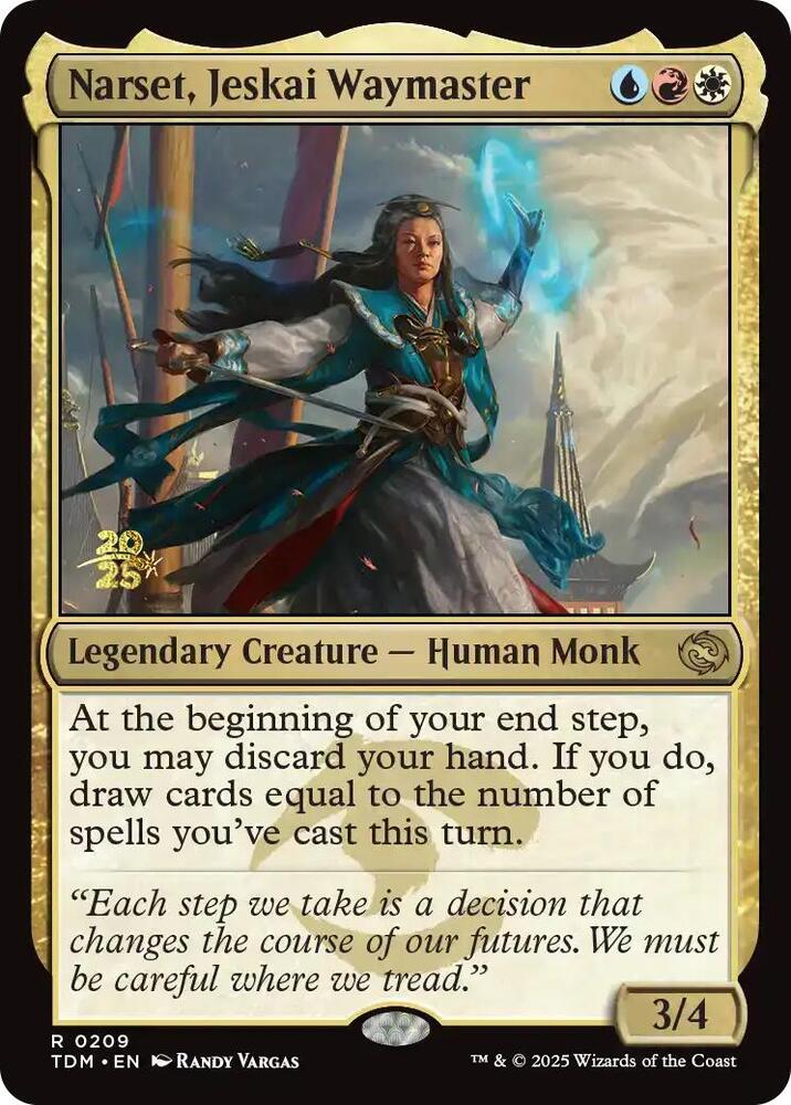 Narset Jeskai Waymaster 209s/166 (Prerelease Cards)  - Foil | Good Games Modbury