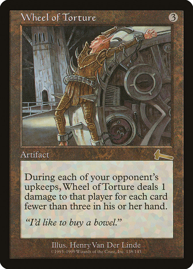 Wheel of Torture 138/143 (Urza's Legacy)  - Foil | Good Games Modbury