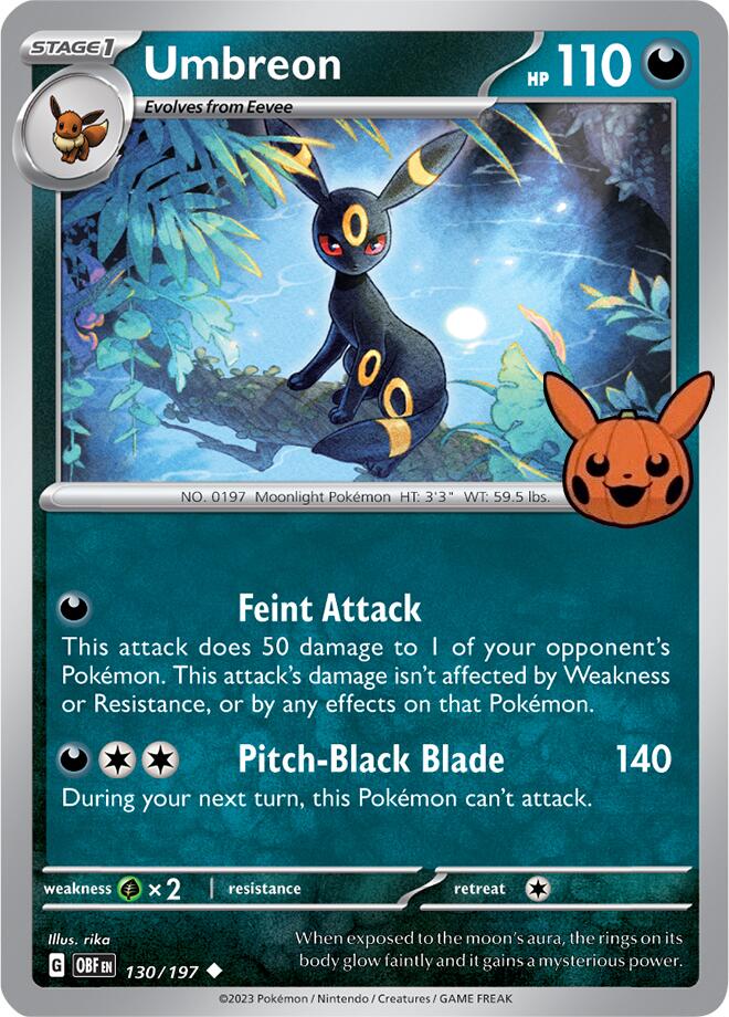 Umbreon (130/197) [Trick or Trade 2024] | Good Games Modbury