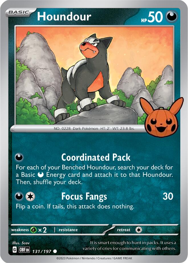 Houndour (131/197) [Trick or Trade 2024] | Good Games Modbury