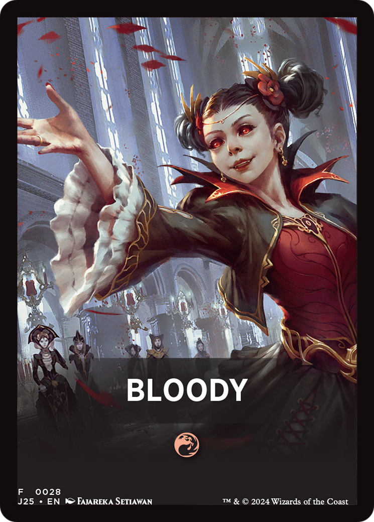 Bloody Theme Card [Foundations Jumpstart Front Cards] | Good Games Modbury