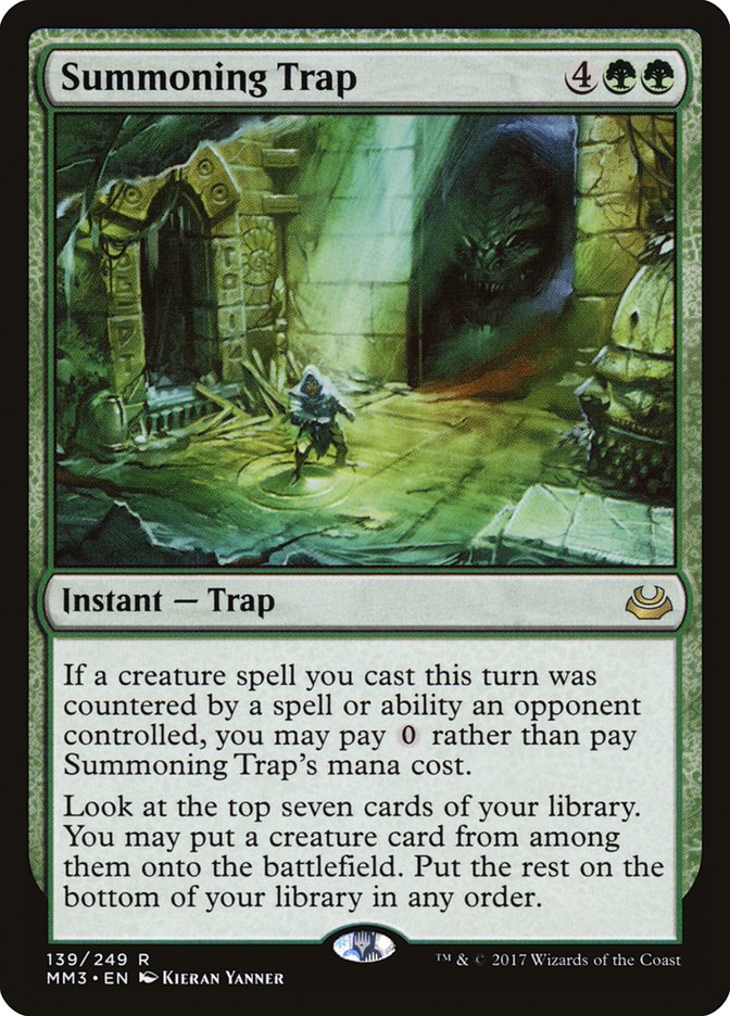 Summoning Trap 139/249 (Modern Masters 2017)  | Good Games Modbury