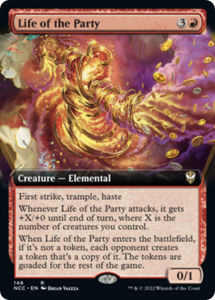 Life of the Party Extended Art 148 (Commander: Streets of New Capenna)  | Good Games Modbury