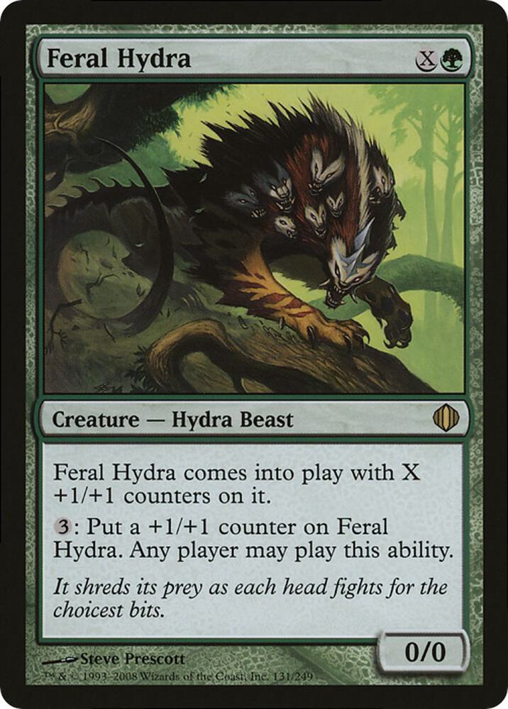 Feral Hydra Magic Player Rewards 2009 131/7 (Oversize Cards)  | Good Games Modbury