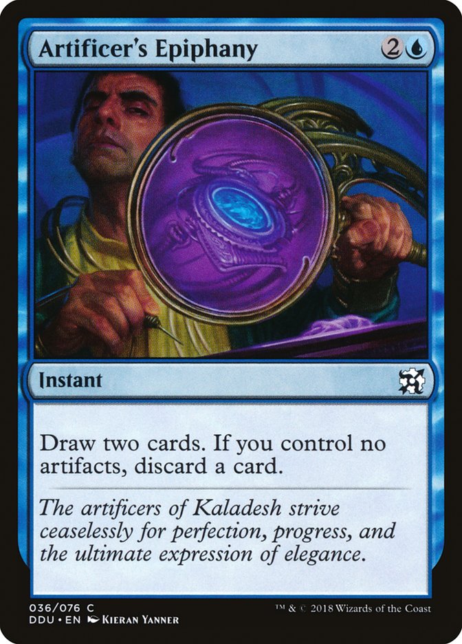 Artificer's Epiphany [Duel Decks: Elves vs. Inventors] | Good Games Modbury