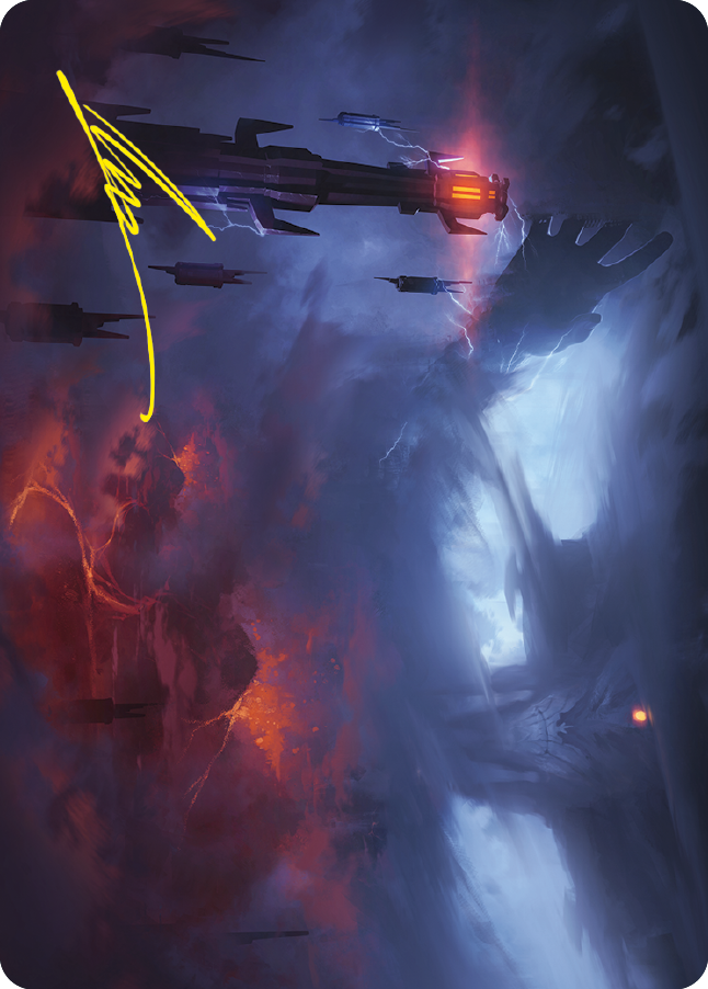 Shadow of the Enemy Art Card (Gold-Stamped Signature) [The Lord of the Rings: Tales of Middle-earth Art Series] | Good Games Modbury