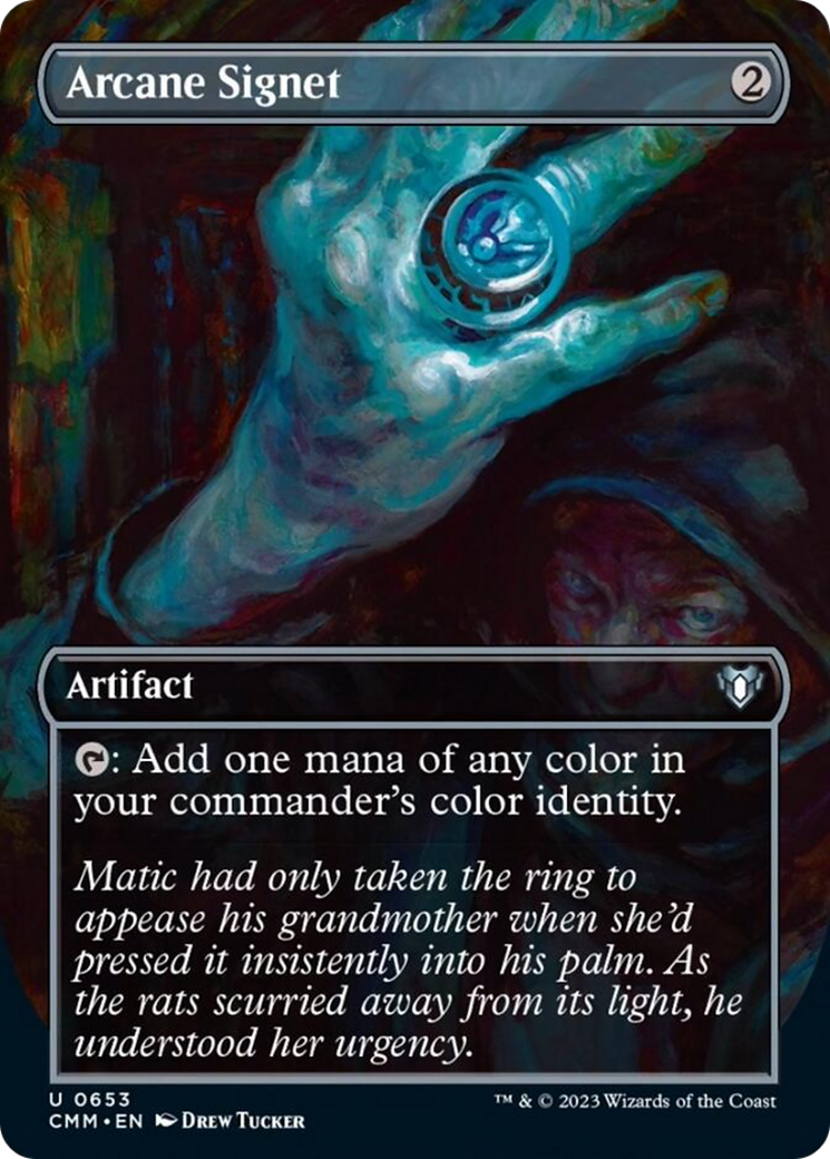 Arcane Signet (Borderless Alternate Art) [Commander Masters] | Good Games Modbury