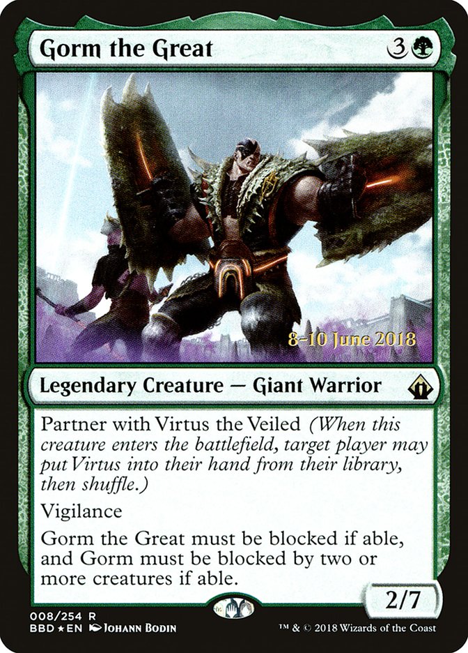 Gorm the Great [Battlebond Prerelease Promos] | Good Games Modbury