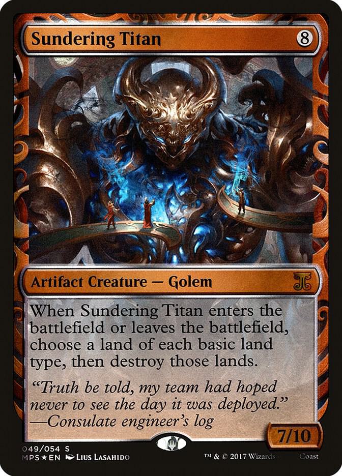 Sundering Titan 49/54 (Masterpiece Series: Kaladesh Inventions)  - Foil | Good Games Modbury