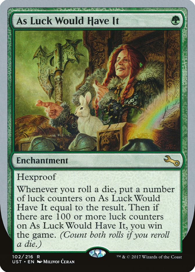 As Luck Would Have It 102/216 (Unstable)  | Good Games Modbury