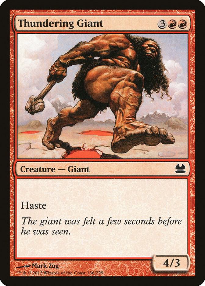 Thundering Giant 136/229 (Modern Masters)  | Good Games Modbury
