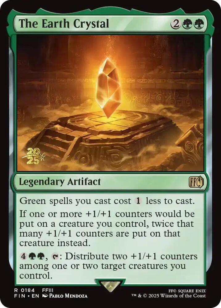 The Earth Crystal 184s/116 (Prerelease Cards)  - Foil | Good Games Modbury