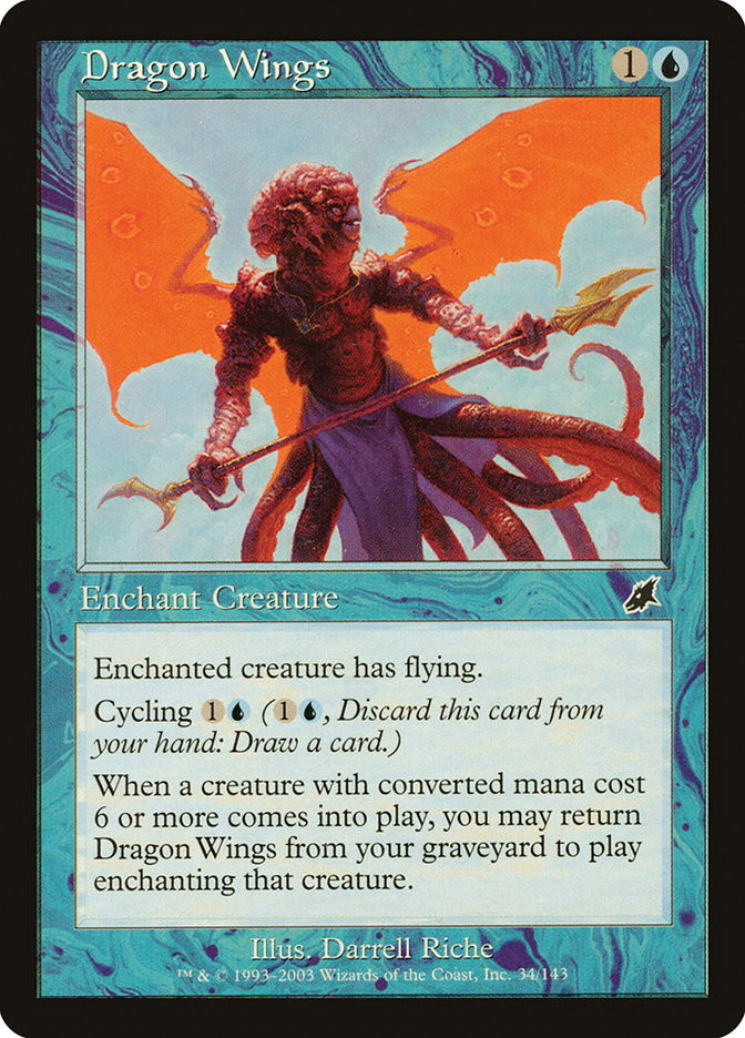 Dragon Wings 34/143 (Scourge)  - Foil | Good Games Modbury