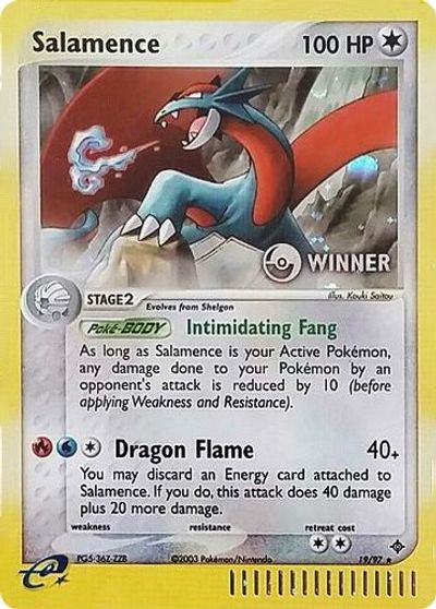 Salamence (19/97) (Winner) [League & Championship Cards] | Good Games Modbury