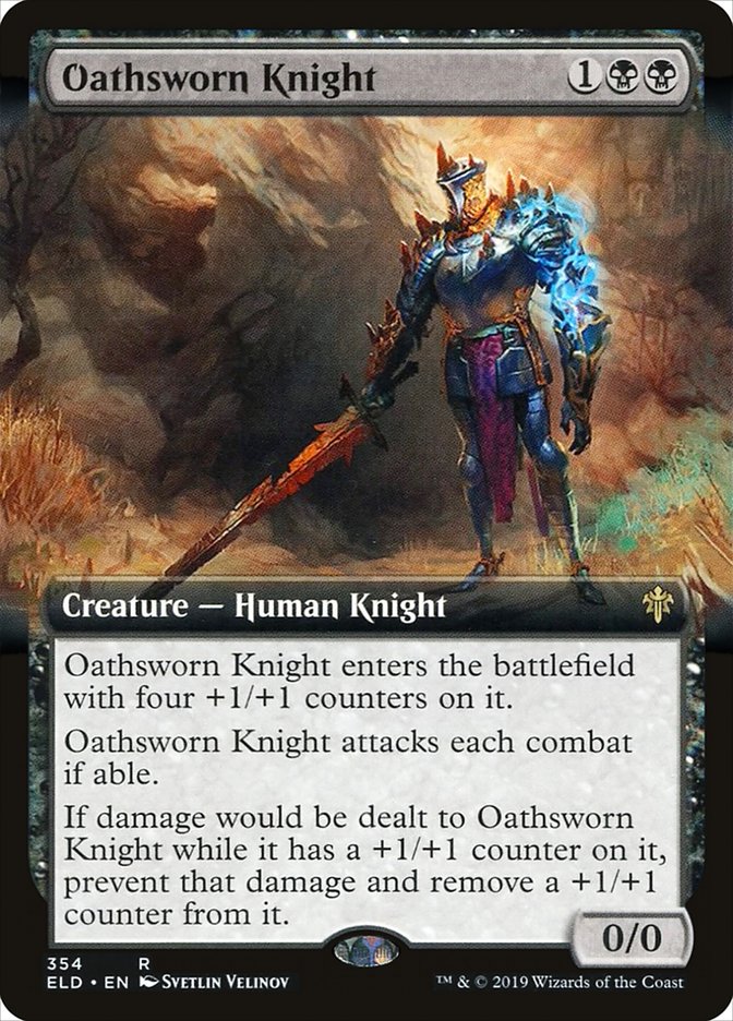 Oathsworn Knight (Extended Art) [Throne of Eldraine] | Good Games Modbury