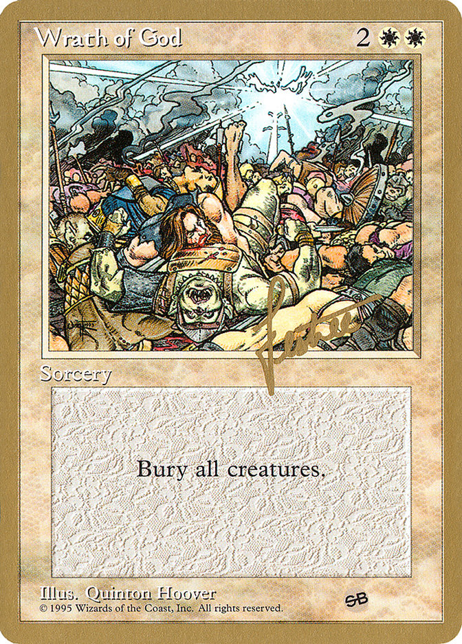 Wrath of God (Bertrand Lestree) (SB) [Pro Tour Collector Set] | Good Games Modbury