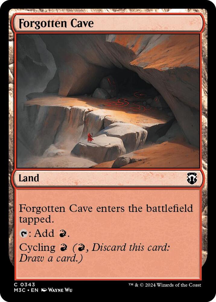 Forgotten Cave 343/411 (Commander: Modern Horizons 3)  - Ripple Foil | Good Games Modbury