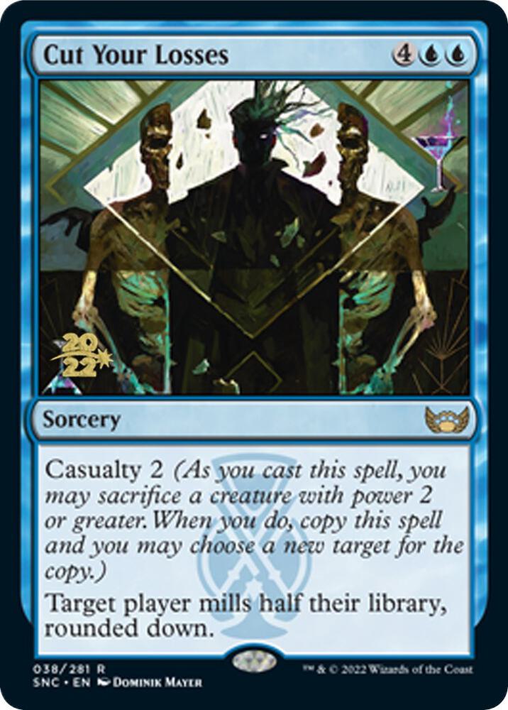 Cut Your Losses 38s/161 (Prerelease Cards)  - Foil | Good Games Modbury
