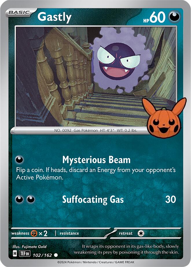 Gastly (102/162) [Trick or Trade 2024] | Good Games Modbury