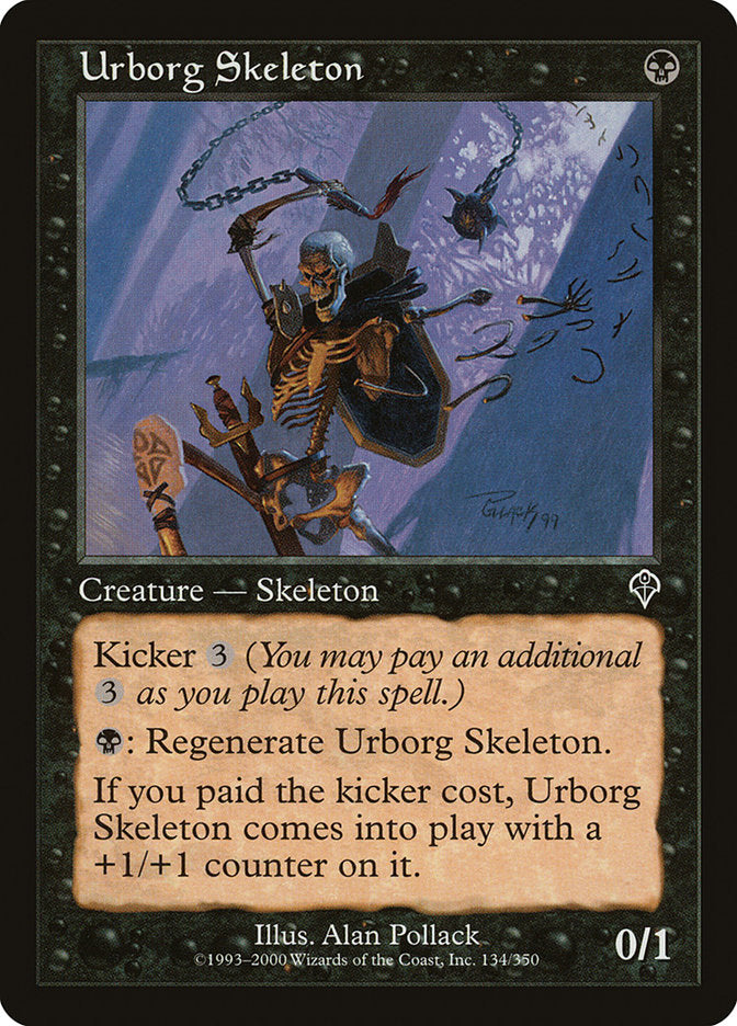 Urborg Skeleton [Invasion] | Good Games Modbury